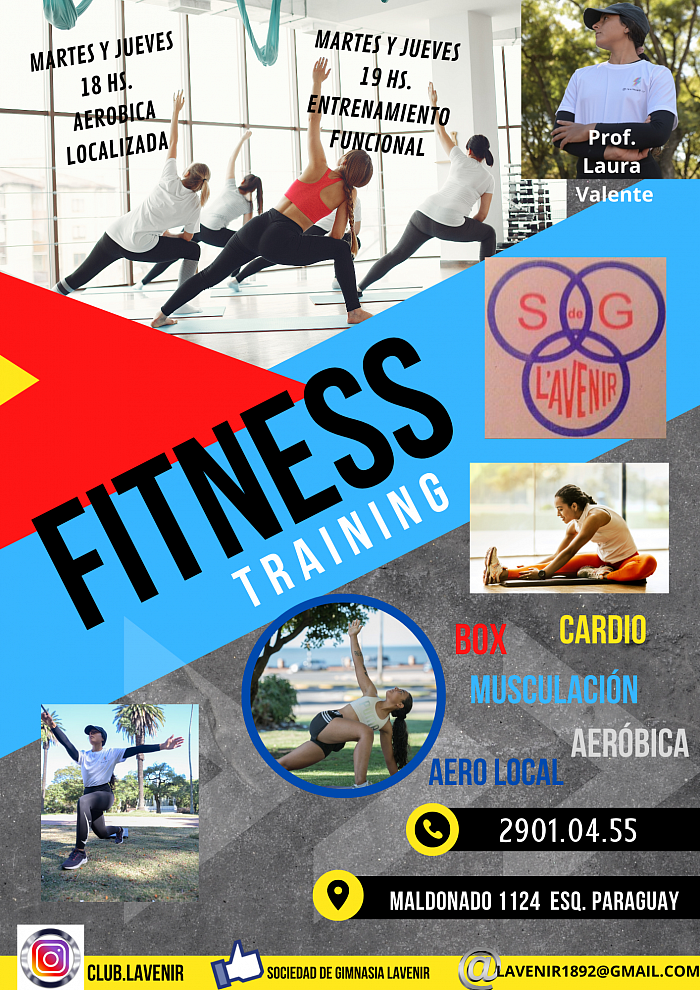 CLUB LAVENIR FITNESS AEROBICS MUSCULACION CARDIO AERO